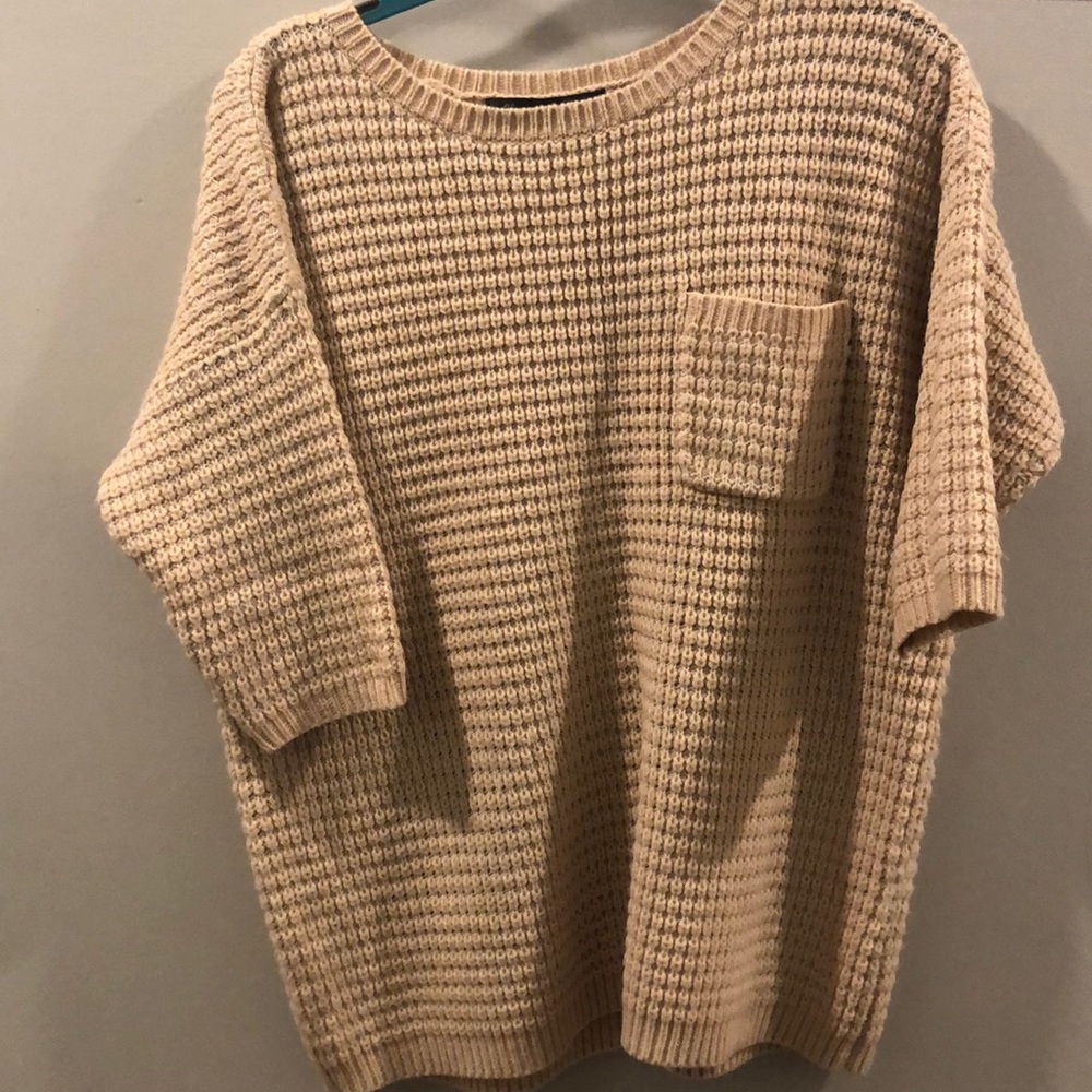 Blooming Marvelous Pink Cream Sweater Size 14
